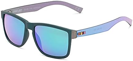 Foster Grant Sun Luv Seize The Moment Square Sunglasses, Matte Metallic Teal, 55mm,10260199.COM