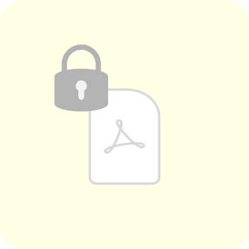 Secure your PDF files with 256-bit AES encryption