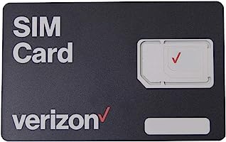 Verizon Wireless 4G LTE SIM Card - All 3 Sizes (3-in-1), Nano/Micro/Standard Sizes (4FF / 3FF / 2FF)