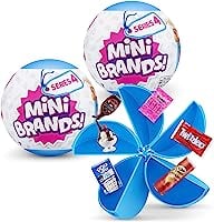 5 Surprise Mini Brands Series 4 by ZURU Amazon Exclusive Mystery Real Miniature Collectible Toy Capsule for Kids, Teens,...