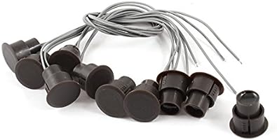 uxcell 5pcs Recessed NC Security Alarm Door Window Contact Sensor Magnetic Reed Switch