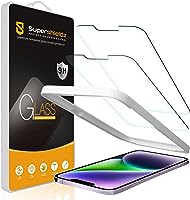 (2 Pack) Supershieldz Designed for iPhone 14 / iPhone 13 / iPhone 13 Pro (6.1 inch) Tempered Glass Screen Protector with...