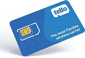 Tello Mobile - Bring Your Own Phone - 3 in 1 GSM SIM Card Kit