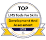 Elearning Industry Badge Top LMS for skills development and assessment