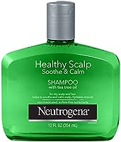 Neutrogena Soothing & Calming Healthy Scalp Shampoo to Moisturize Dry Scalp & Hair, with Tea Tree Oil, pH-Balanced,...