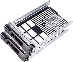 Pack-2, Hard Drive Tray Caddy F238F 0F238F for Dell Poweredge Series 11/12/13 Generation Models 3.5" SAS/SATA R430,...