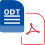 ODT to PDF
